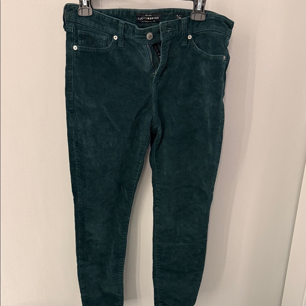 Lucky Brand Green Ankle Pants